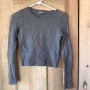 360 Cashmere Cropped Knit Sweater